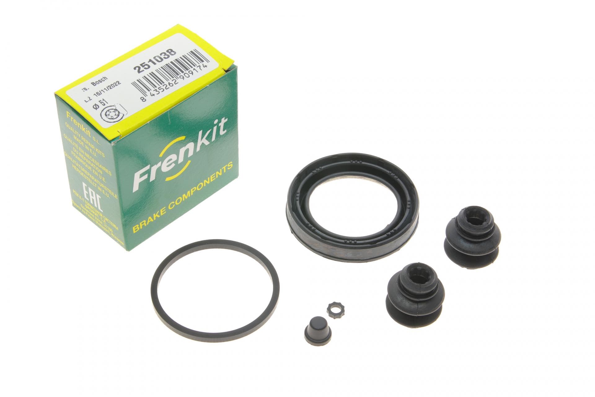 Ремкомплект супорта (переднього) Toyota Yaris 99-05 (d=51mm) (Bosch)