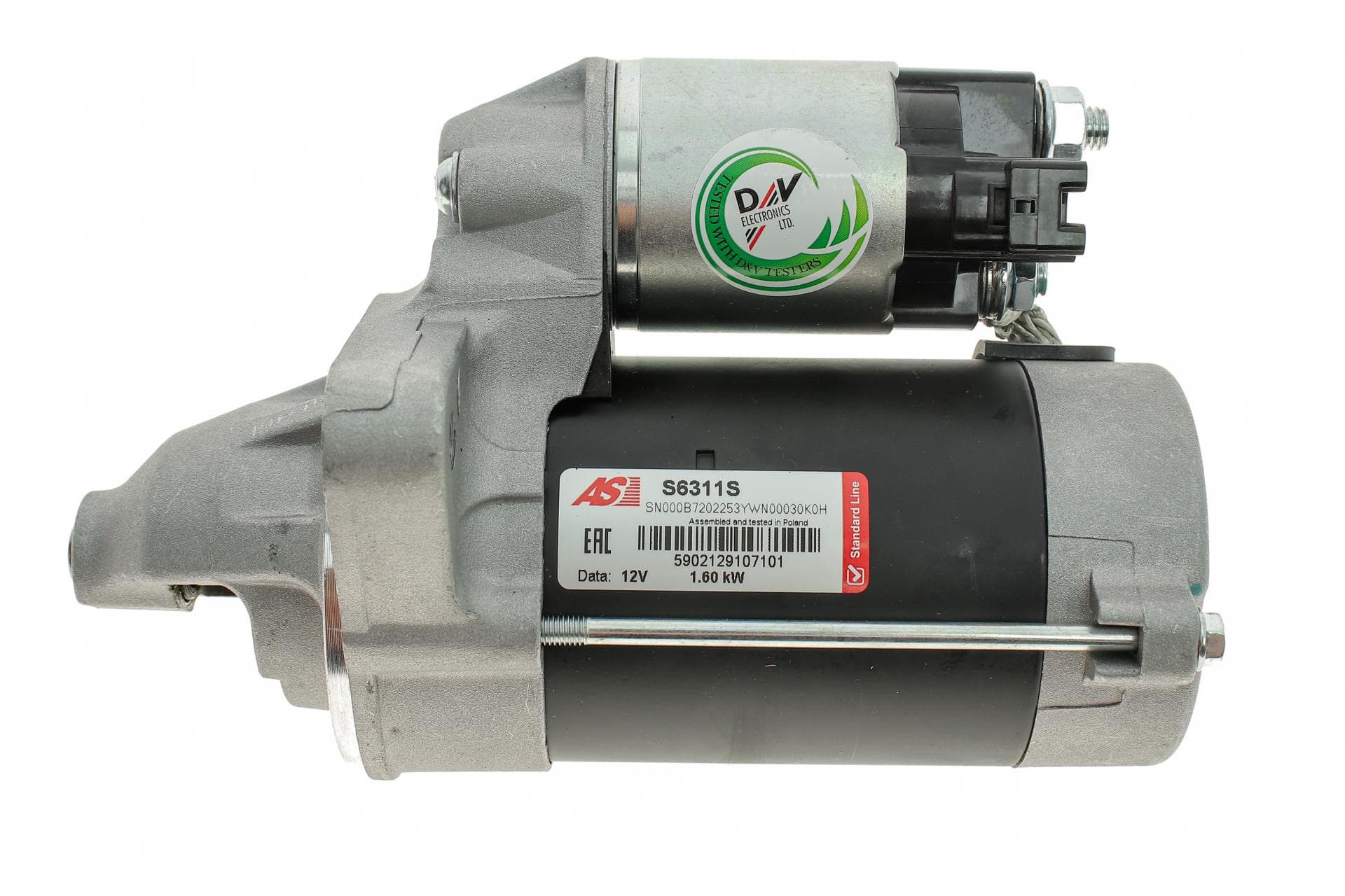 Стартер Toyota Fortuner 05-12 (12V/1.6KW) (z=9)