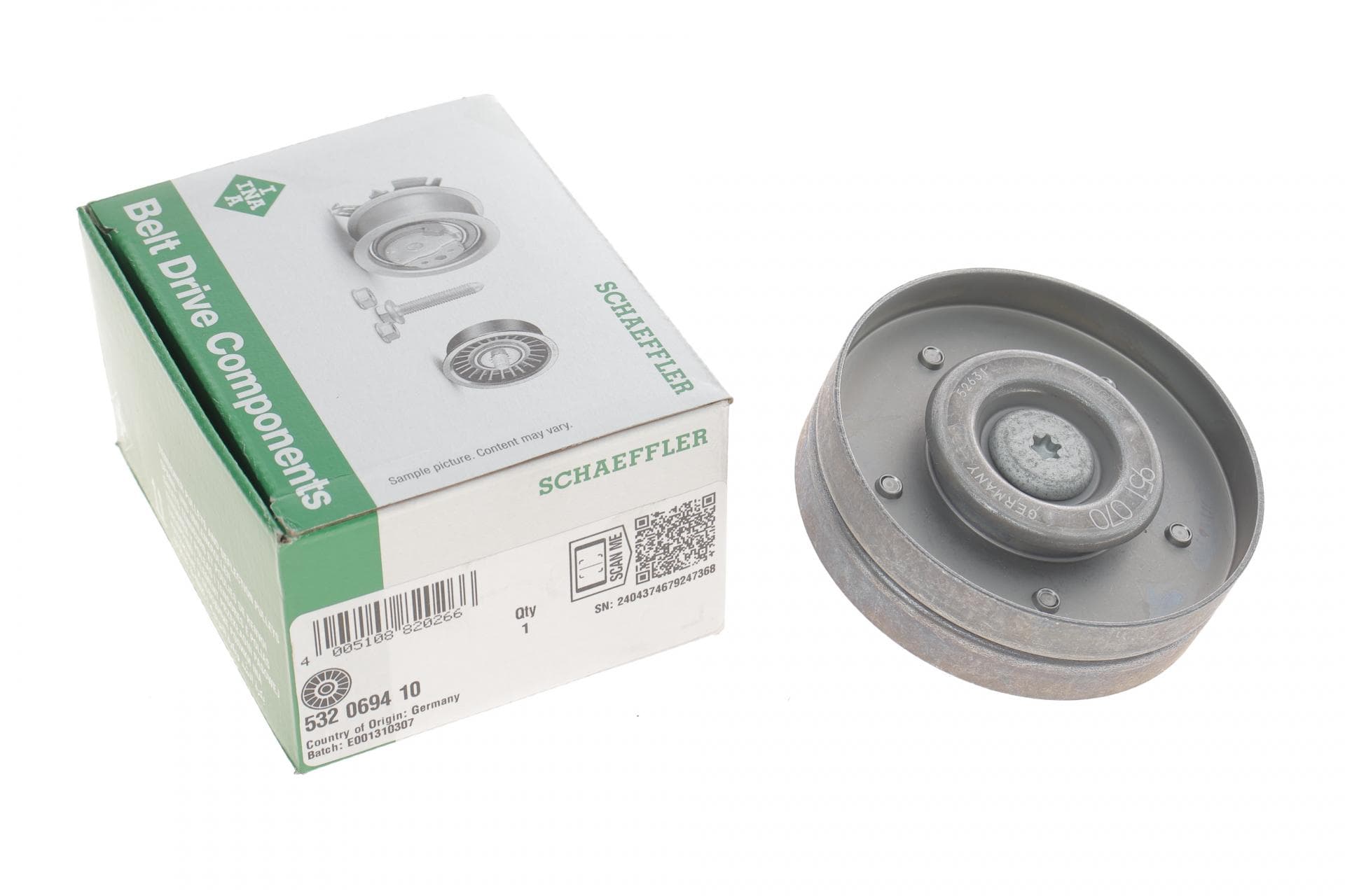 Ролик генератора Audi A4/A5/A6/Q5/VW Amarok/Multivan V/T5 1.8-2.0 07- (паразитний) (90x25)