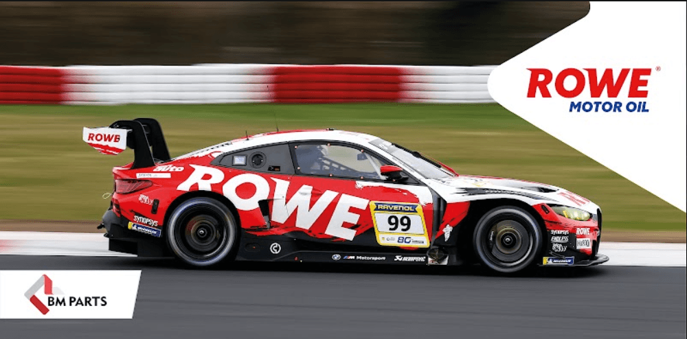 Банер ROWE та BM Parts 2000х1000мм  (фото спорткару збоку)
