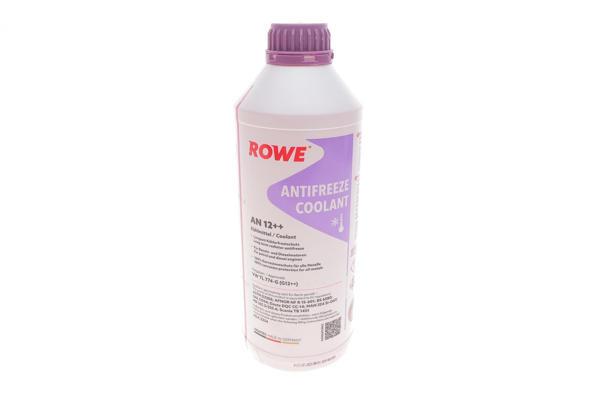 Антифриз (фіолетовий) G12++ (1.5L) HIGHTEC ANTIFREEZE COOLANT AN 12++ (концентрат)