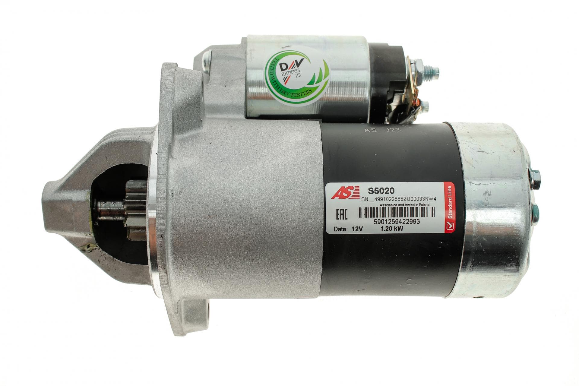 Стартер Mitsubishi L200/L300/Pajero 86-07 (12V/1.2kw) (z=8)
