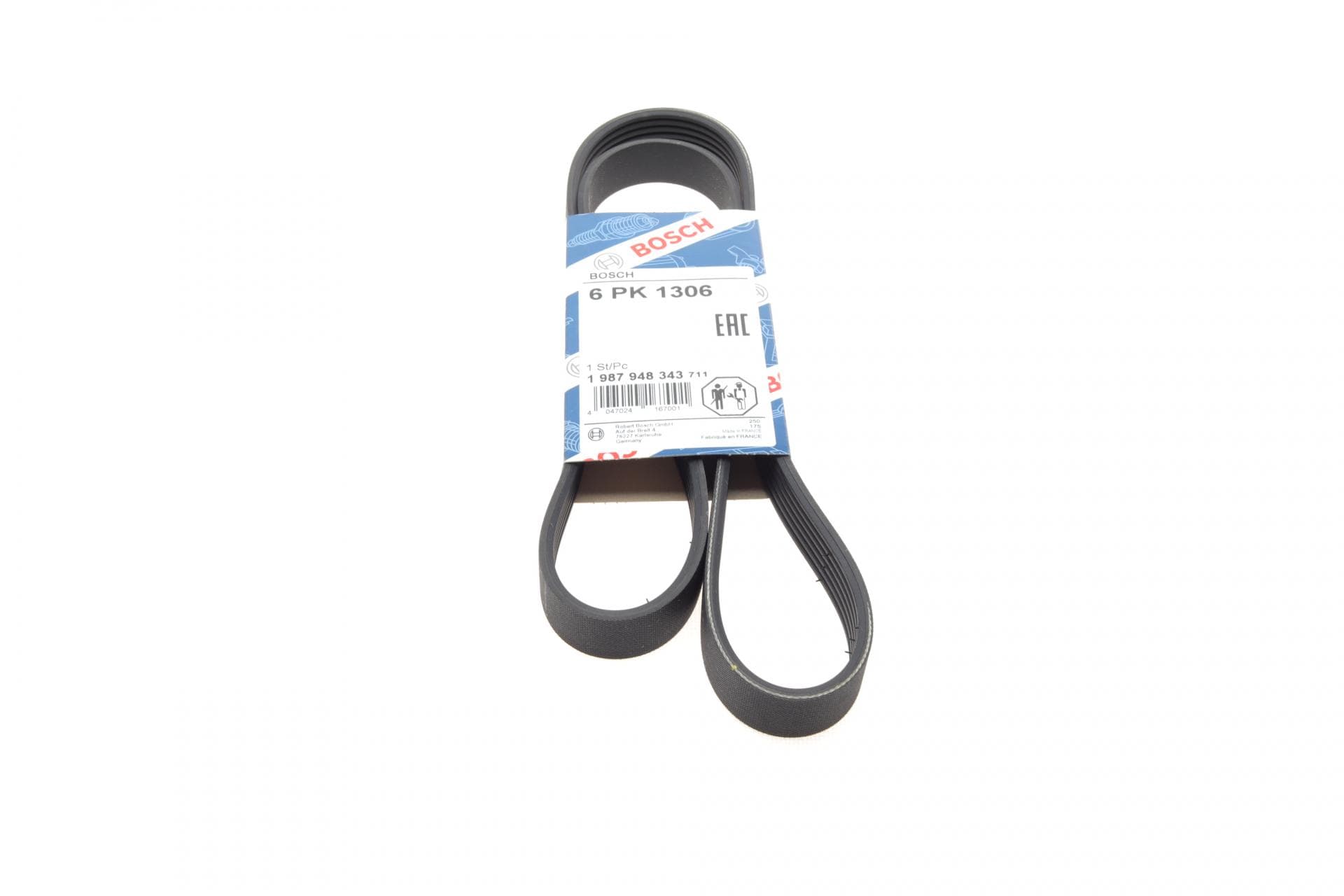 Ремінь генератора Fiat Doblo 1.3D Multijet/1.3JTD/Ford Focus 1.8/2.0 04- (6PK1306)