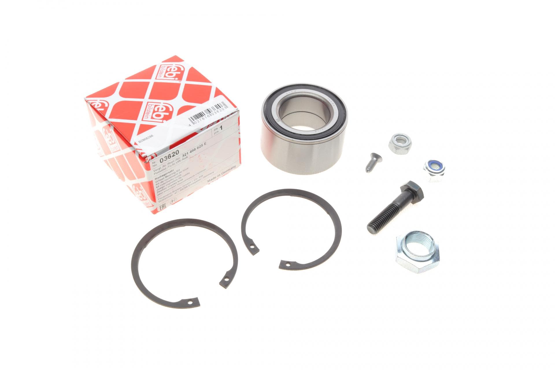 Підшипник маточини (передньої) VW Passat/Audi 80/90 74-88 (39x68x37) (к-кт)