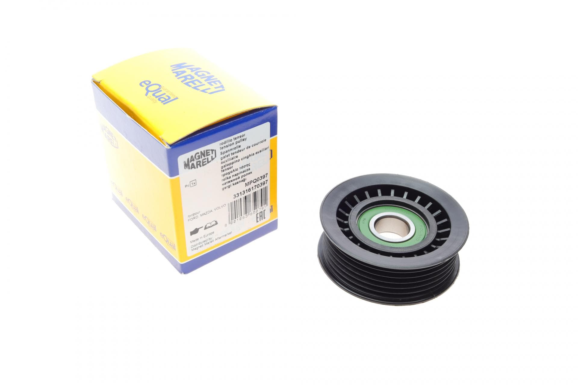 Ролик генератора Ford Focus 1.8/2.0i 04-12 (натяжний) (MPQ0397)