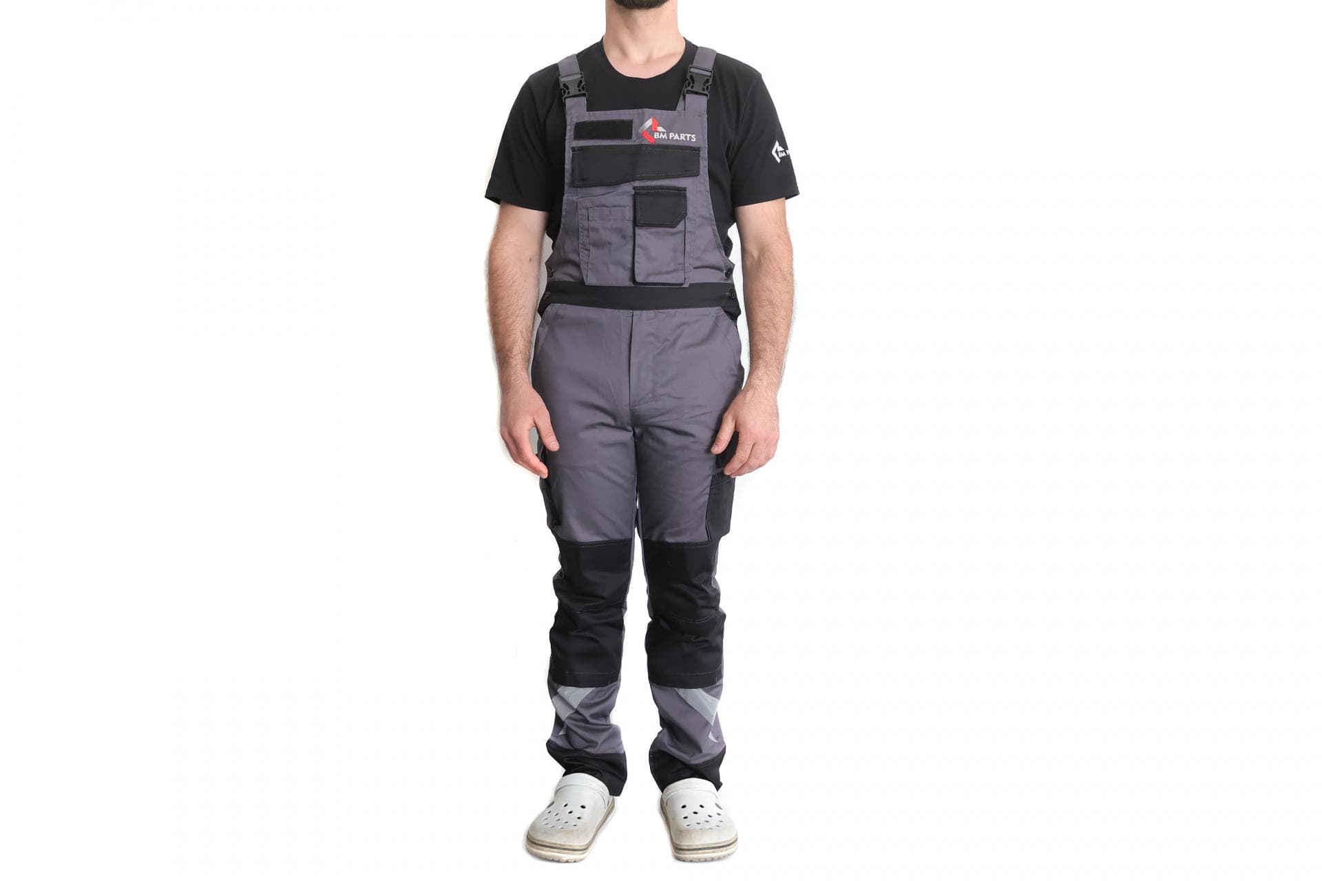 Напівкомбінезон робочий (розмір 56-58/ріст 182-188) XXL+ з логотипом BM Parts