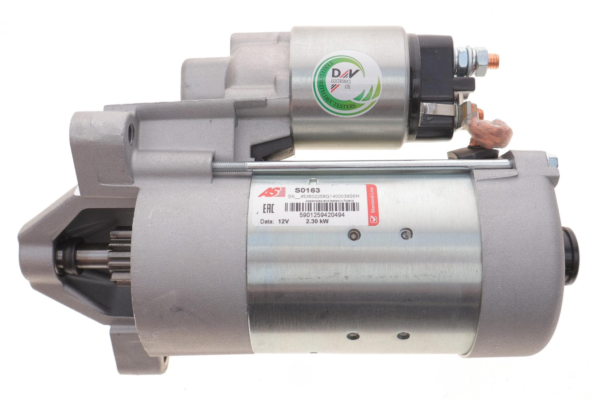 Стартер Citroen Jumper/Peugeot Boxer 2.0/2.2/2.5 HDi 97-06 (12V/2.3kw) (z=10)