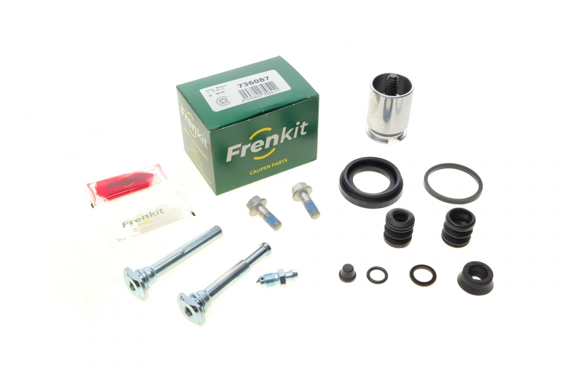 Ремкомплект супорта (заднього) Fiat Punto 07- (d=40mm) (+поршень/направляюча) (Bosch)