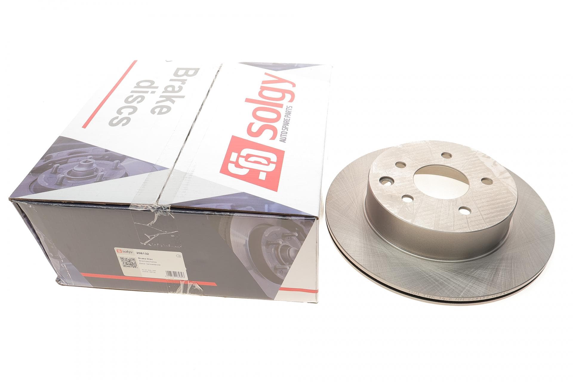 Диск гальмівний (задній) Nissan Leaf 10-/Juke 14-/Qashqai 10-/X-Trail 01-13 (292x16)