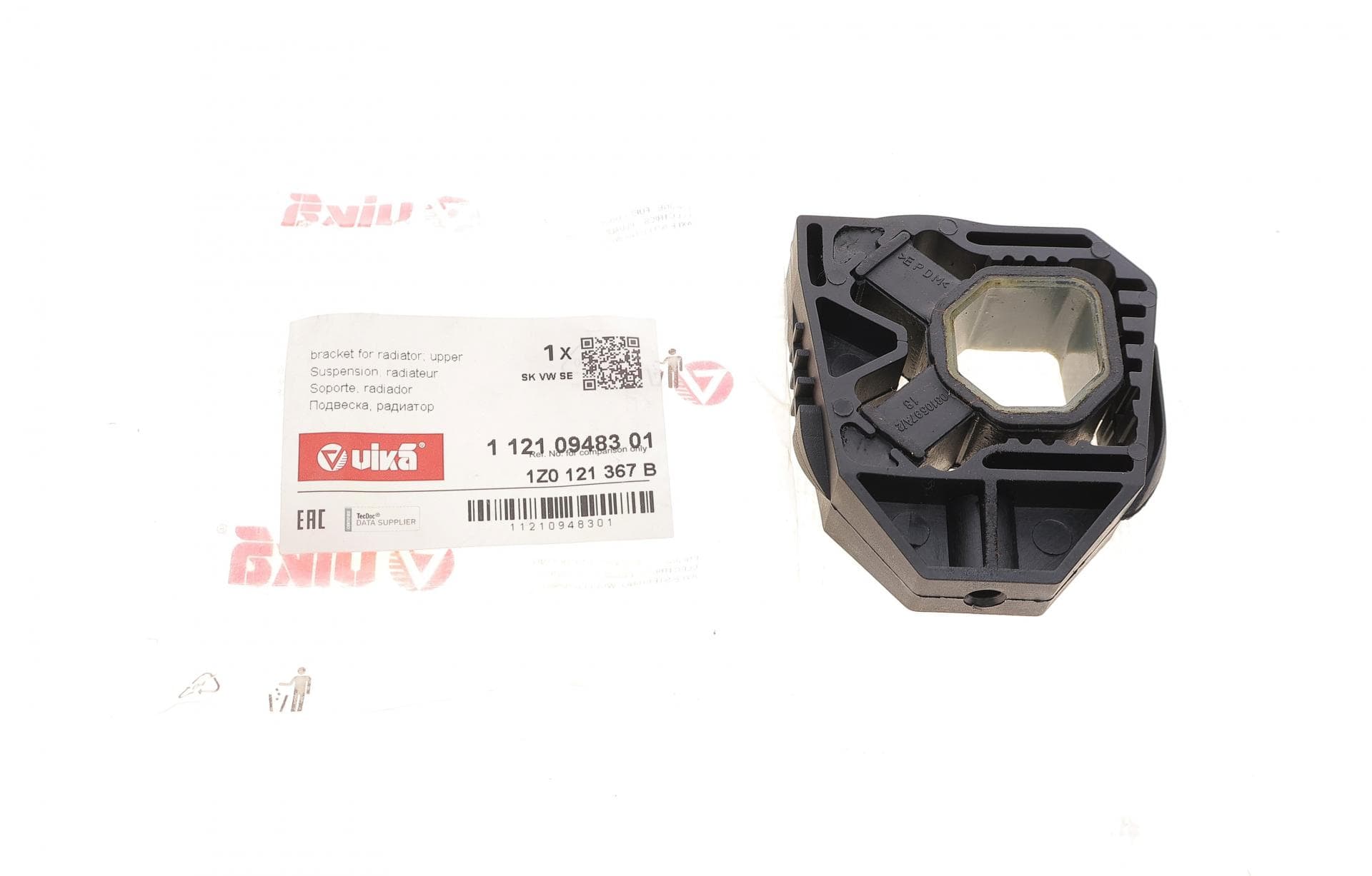 Подушка радиатора VW Caddy III 04-15 (зверху)