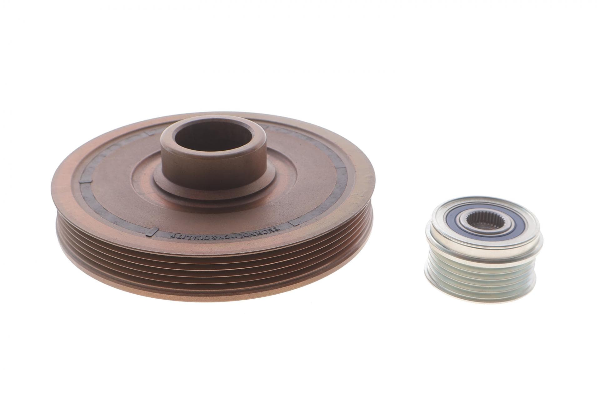 Шків колінвалу + шків генератора Mini (R56/R55/R60/R61) 1.6-2.0d (N47) 10-16/Toyota Rav 4 2.0 D 15-18 (5PK) (к-кт)