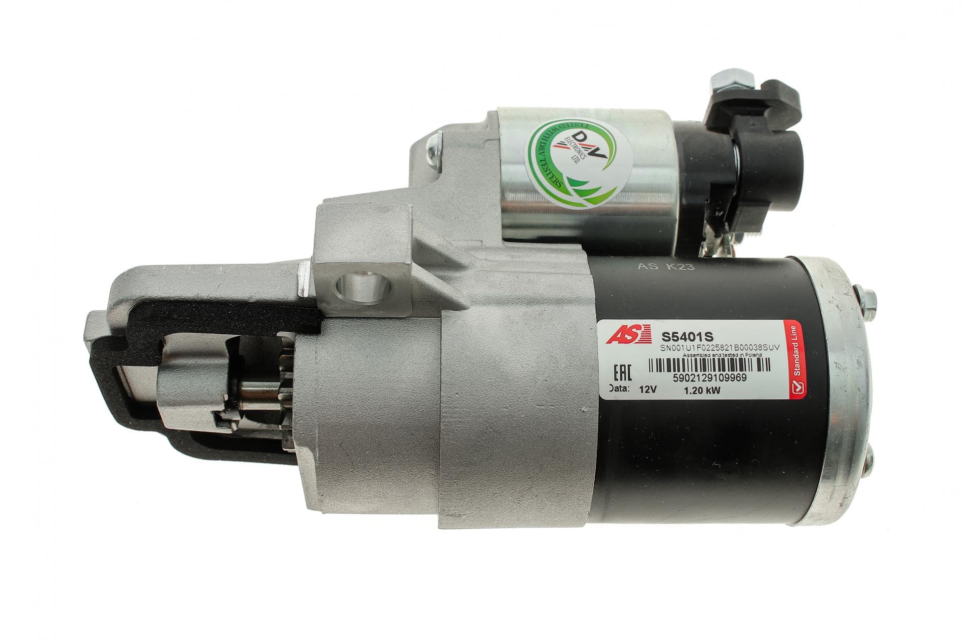 Стартер Mazda 3/5/6 07- (12V/1.2KW) (z=11)