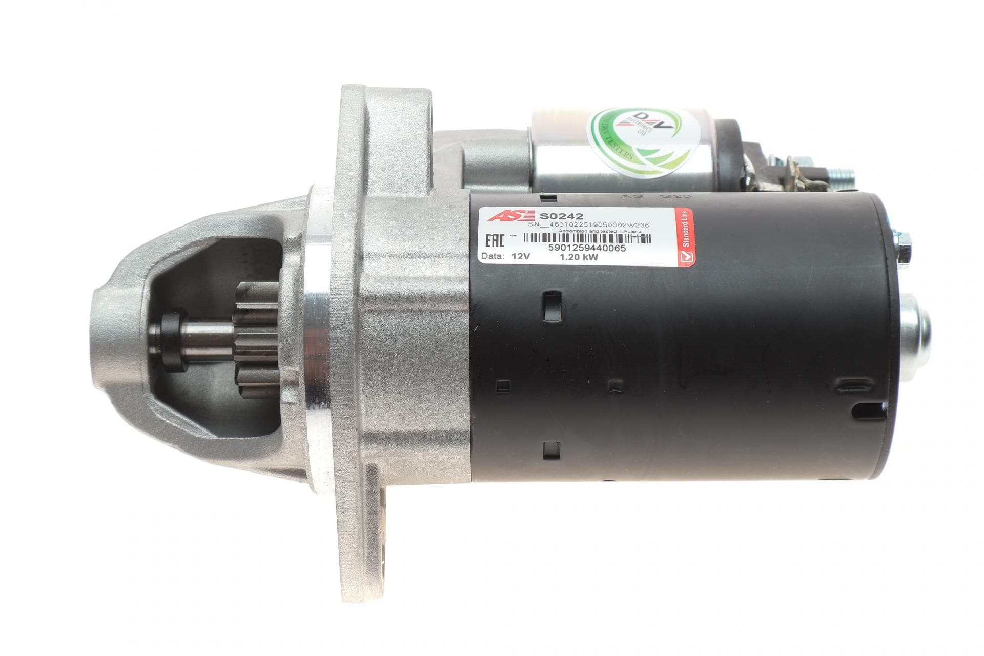 Стартер BMW 5 (E60/F10) 03-16 (N20/N55/N52/N53) (1.2kw) (z=9)