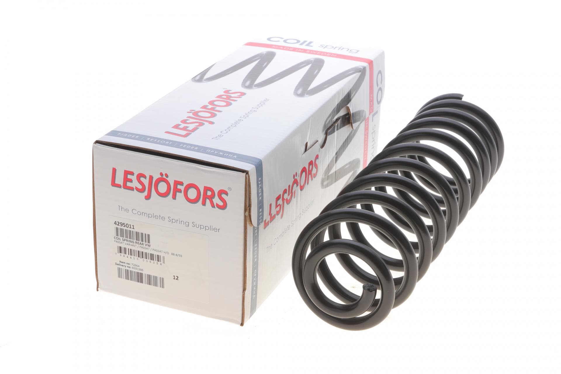 Пружина (задня) VW Passat B3/B4 1.6-2.0/1.6TD/1.8GL/1.9D/TD/2.8 VR6 88-92 (сед/ун)(HD для отд.мод)