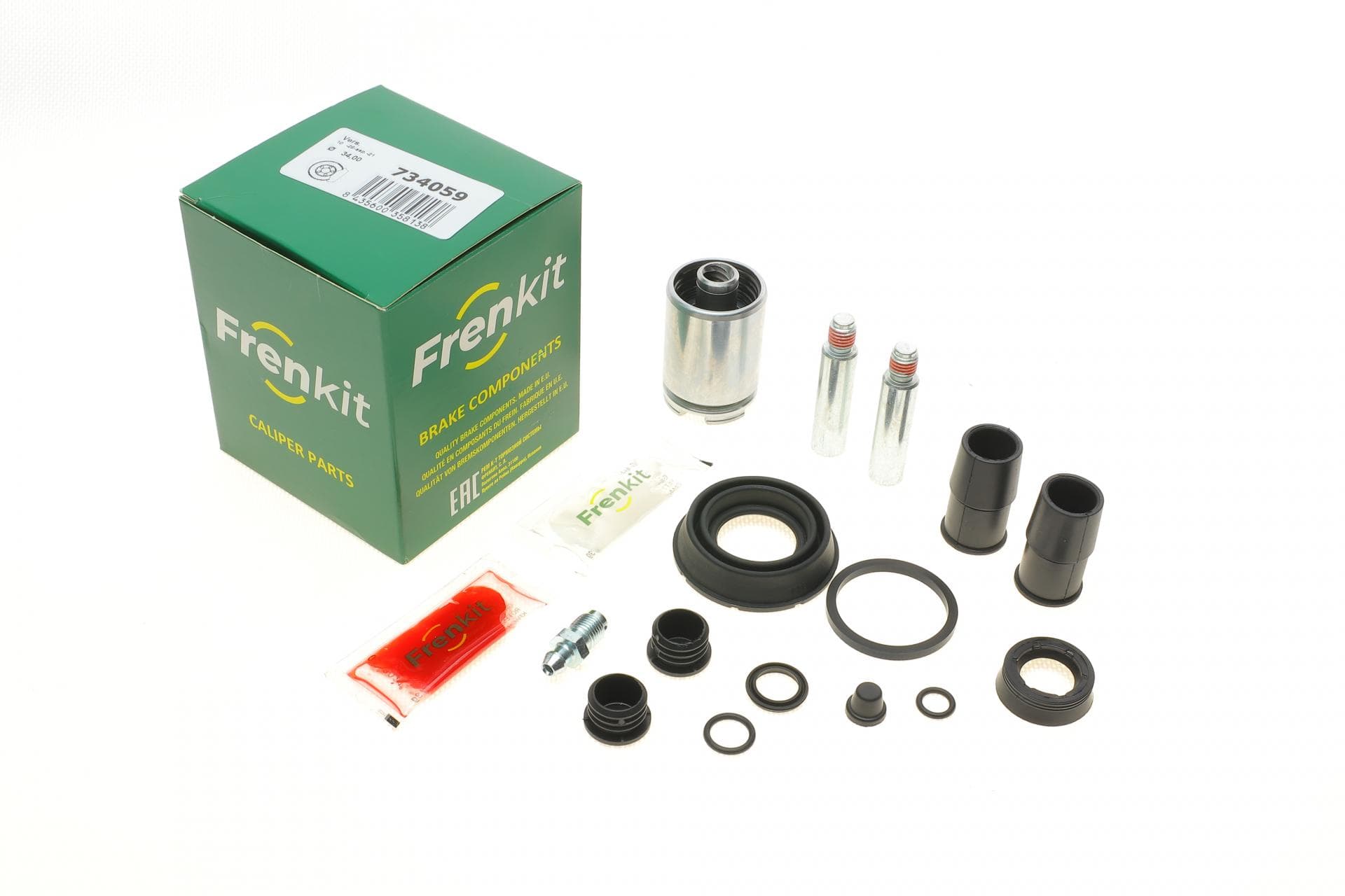 Ремкомплект супорта (заднього) Honda Civic IX 12- (d=34mm) (+ поршень/направляюча) (Ate) SuperKit