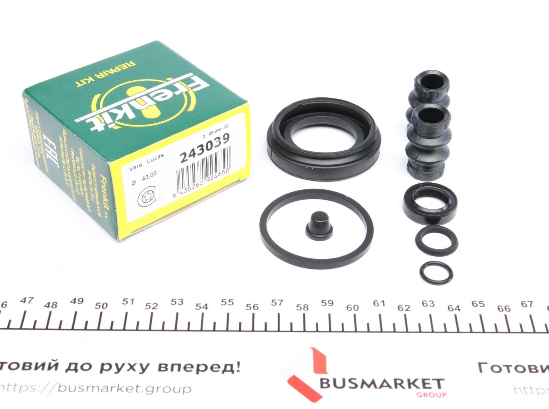 Ремкомплект супорта (заднього) Audi A8 98-02 (d=43mm) (Lucas)