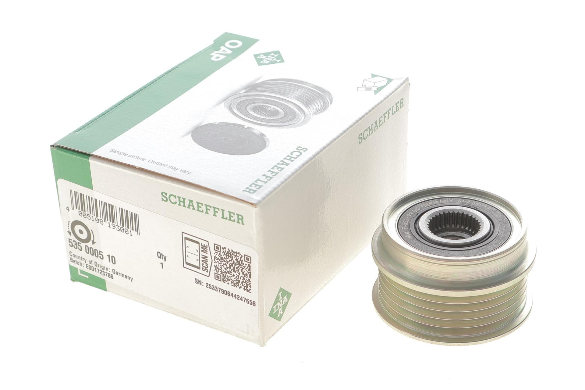 Шків генератора Audi A4/A6/Skoda Superb I/ VW Passat B5 1.6-2.0/1.9 TDI 96-05