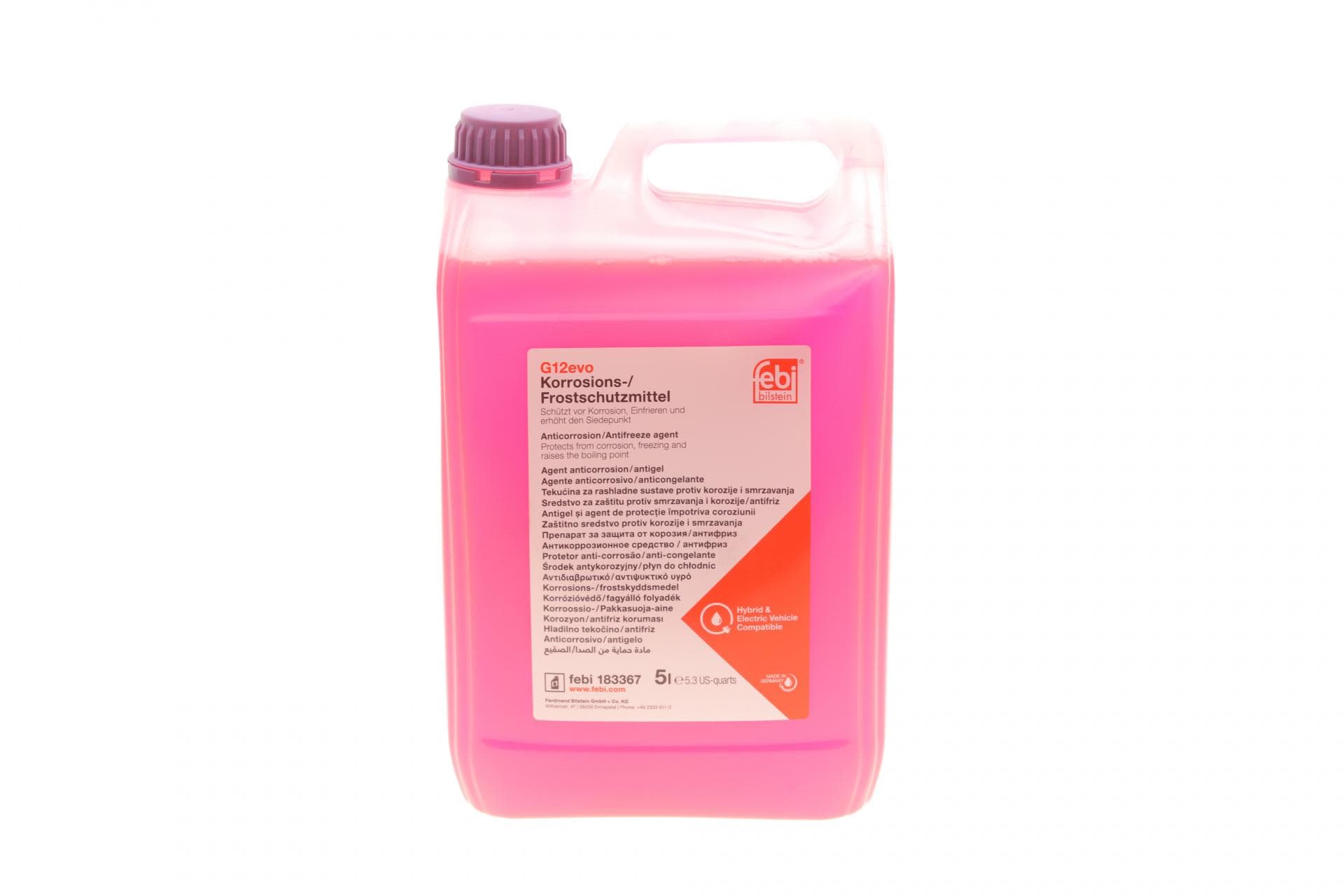 Антифриз (фіолетовий) G12 EVO (5L) (Концентрат)