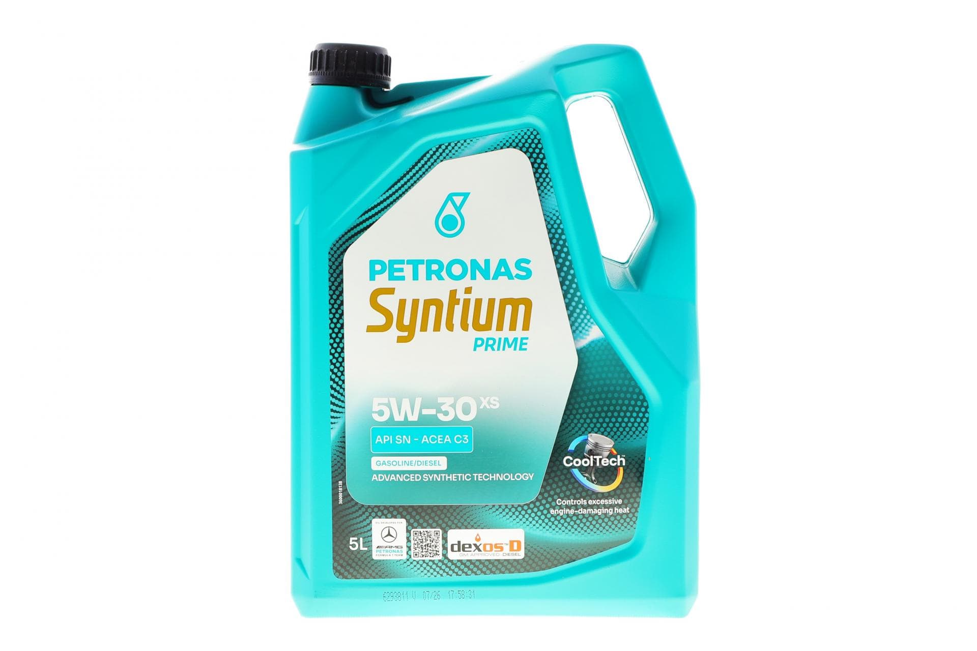 Олива 5W30 SYNTIUM PRIME XS (5L) GM Dexos 2 (API SN/ACEA C3) заміна для 70956M12EU