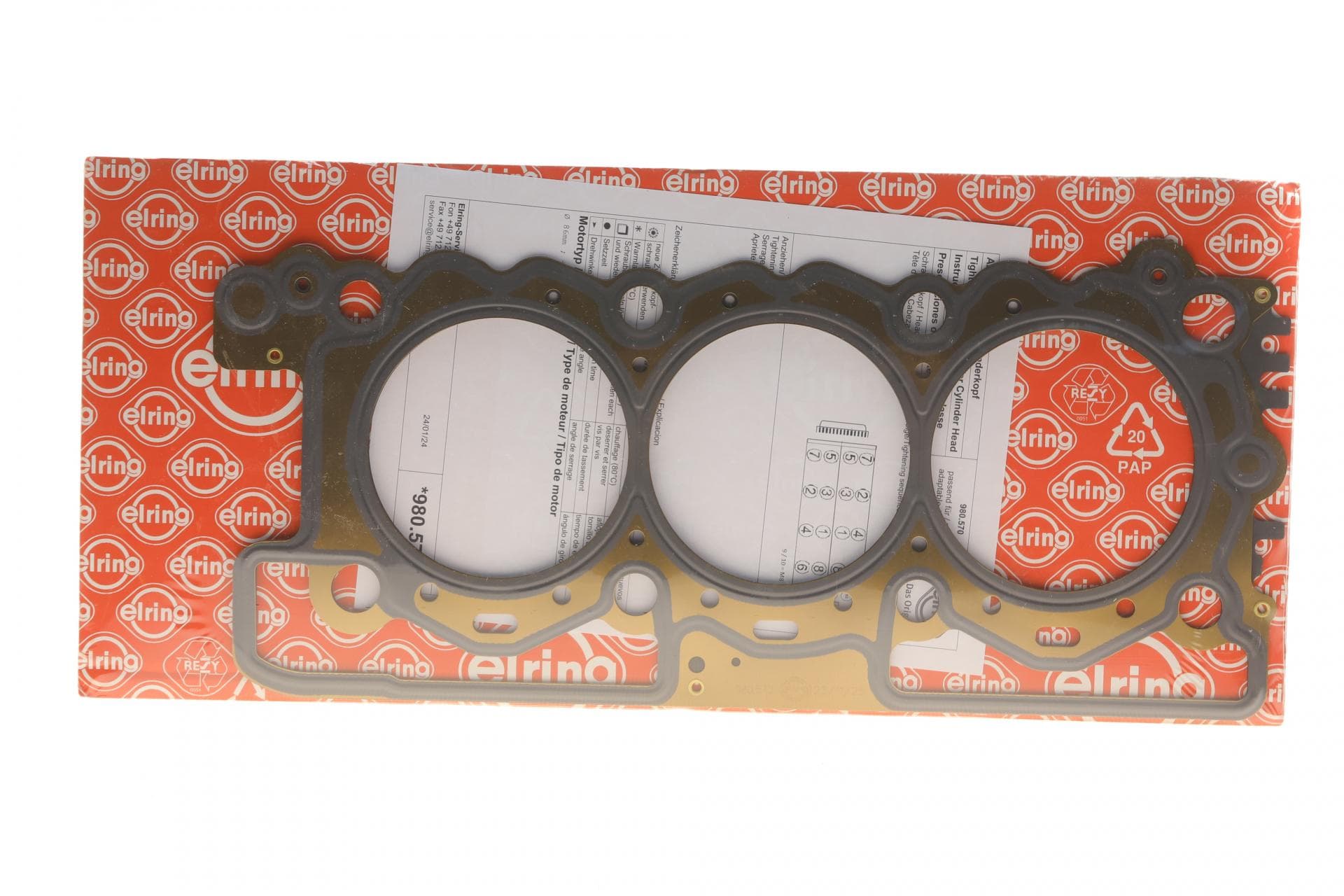 Прокладка ГБЦ Land Rover Discovery/Range Rover 3.0D 09- (1.27mm)