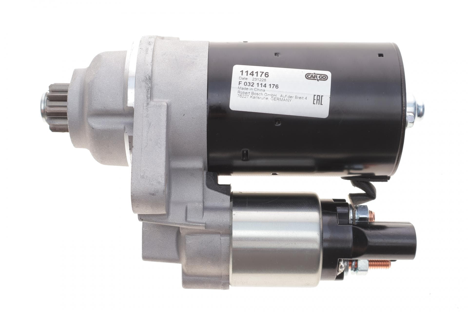 Стартер Audi A3/Skoda Octavia/VW Golf 1.6 03-13 (12V/1kw) (z=10) = 114176