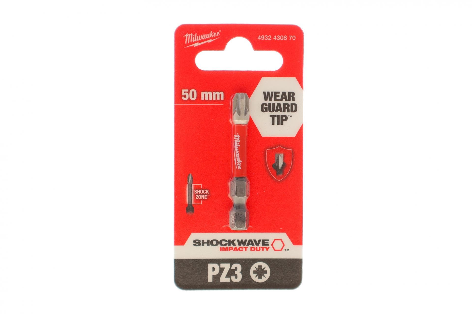 Біта SHOCKWAVE 1/4" PZ3 x 50mm