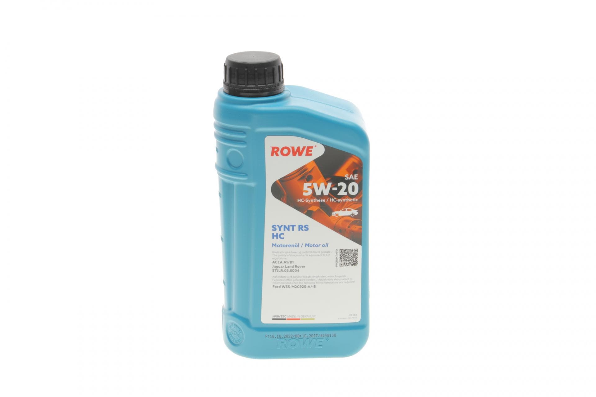 Олива 5W20 HIGHTEC SYNT RS HC (1L) (WSS-M2C925-A/-B/STJLR.03.5004) (ACEA A1/B1)