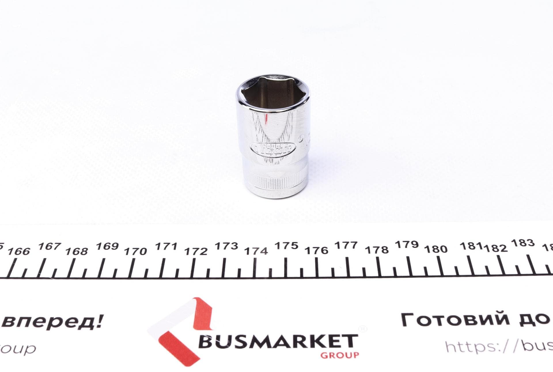 Головка торцева 1/2" 19 мм (хромована)