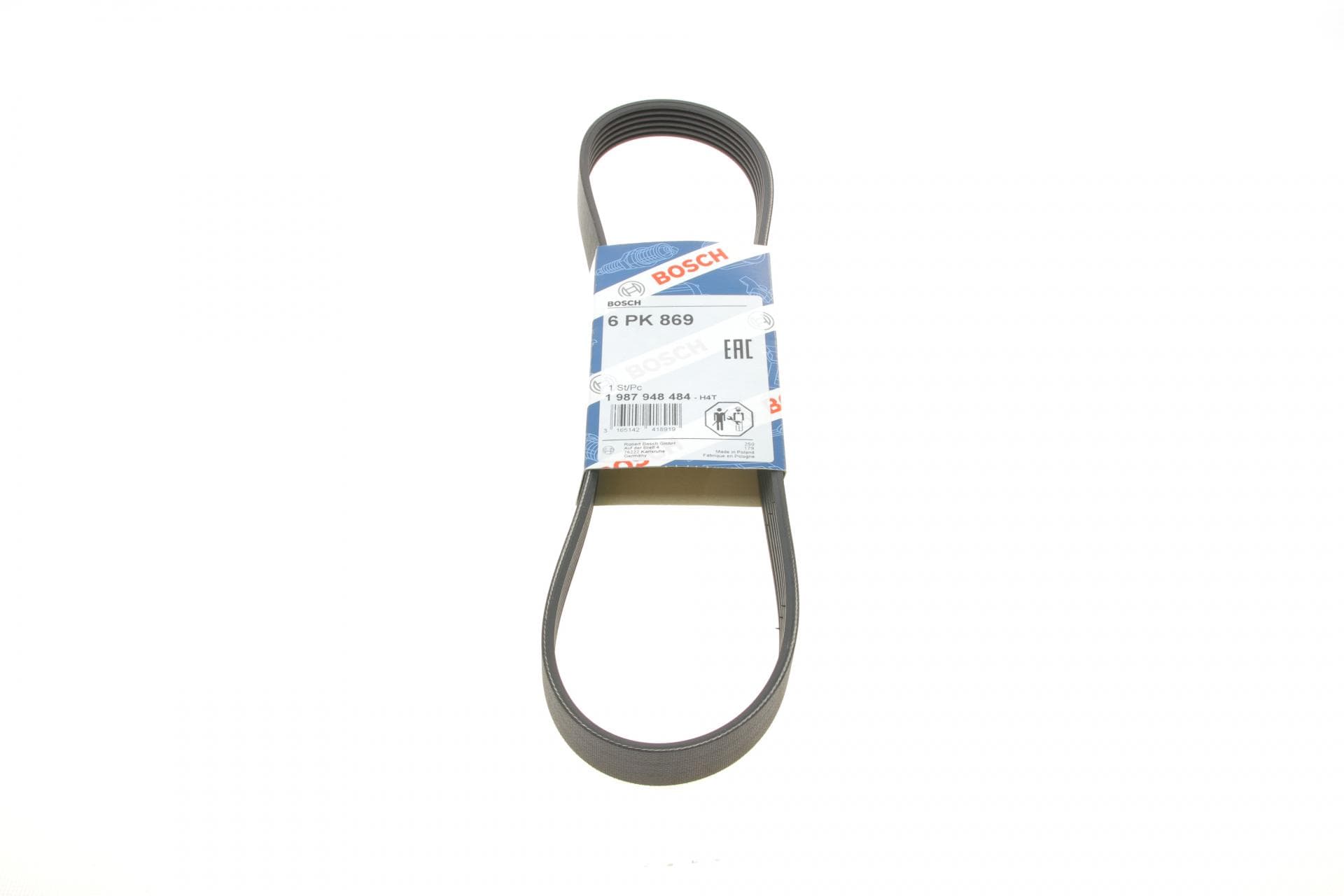 Ремінь генератора Citroen Berlingo/Jumpy/Fiat Scudo 1.9D 98-11/Peugeot Partner 96-15 (6PK869)