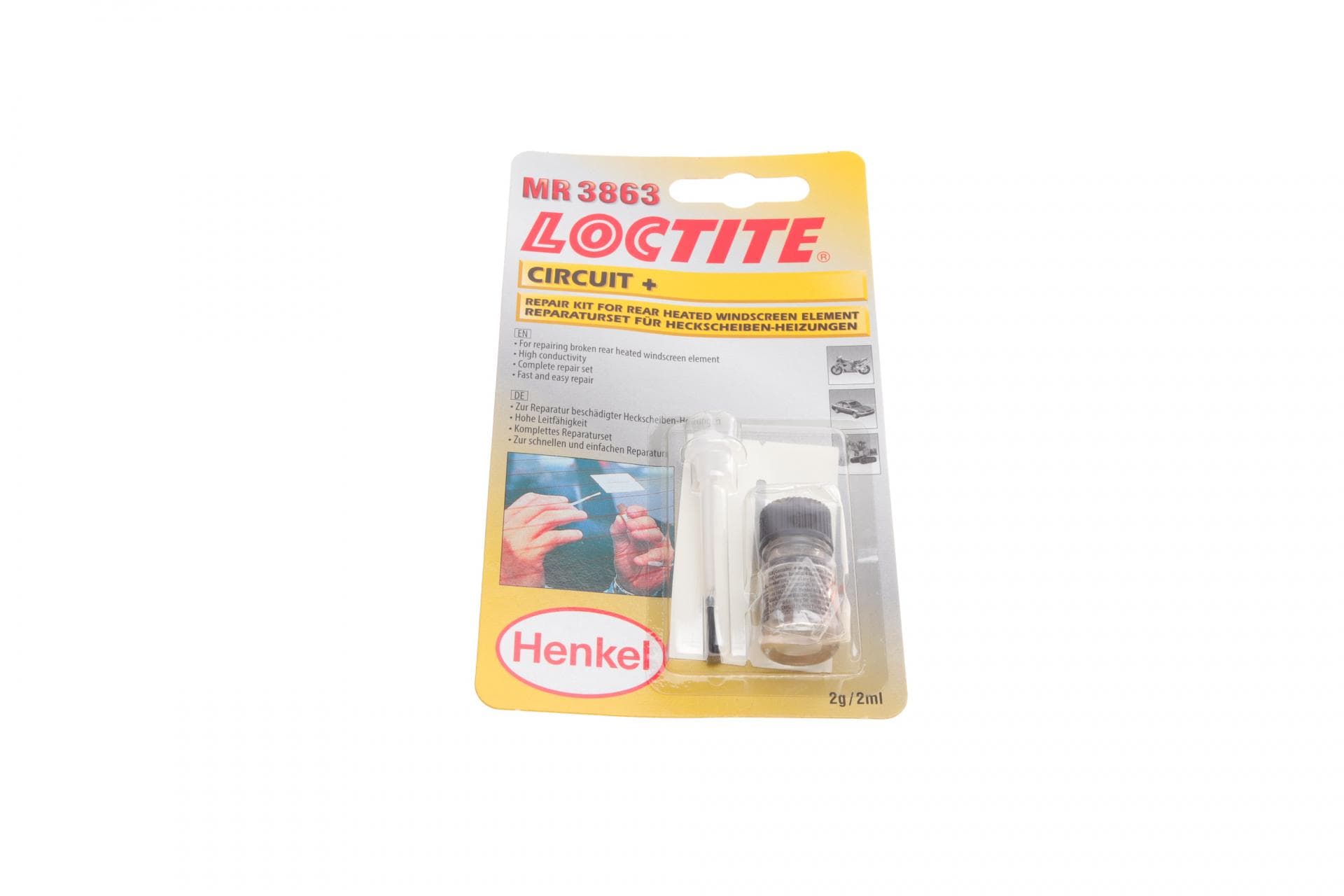 LOCTITE MR 3863, 2G Клей для ремонту підігріву скла і контактів