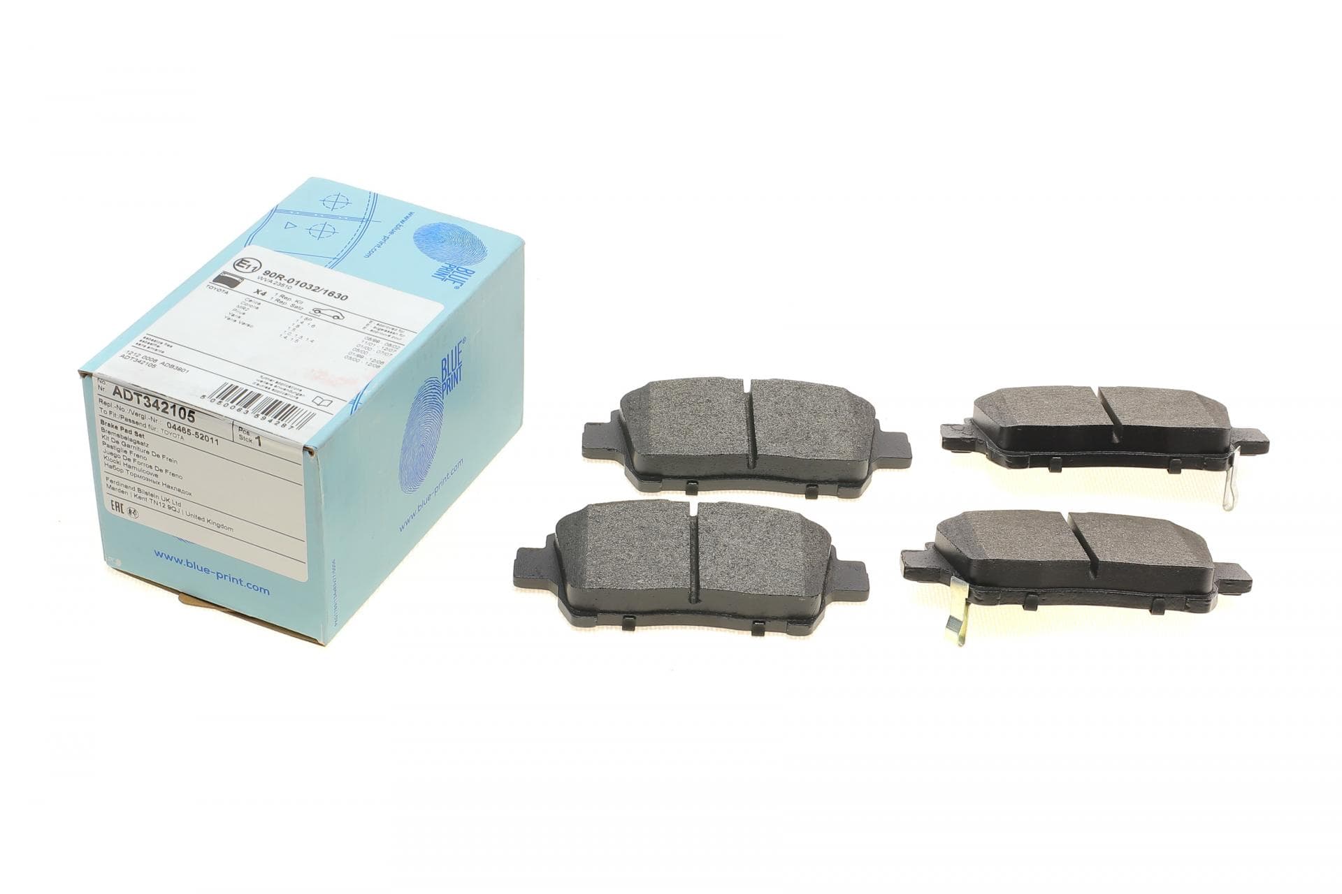 Колодки гальмівні (передні) Toyota Corolla 01-08/Prius 00-04/Yaris 99-05