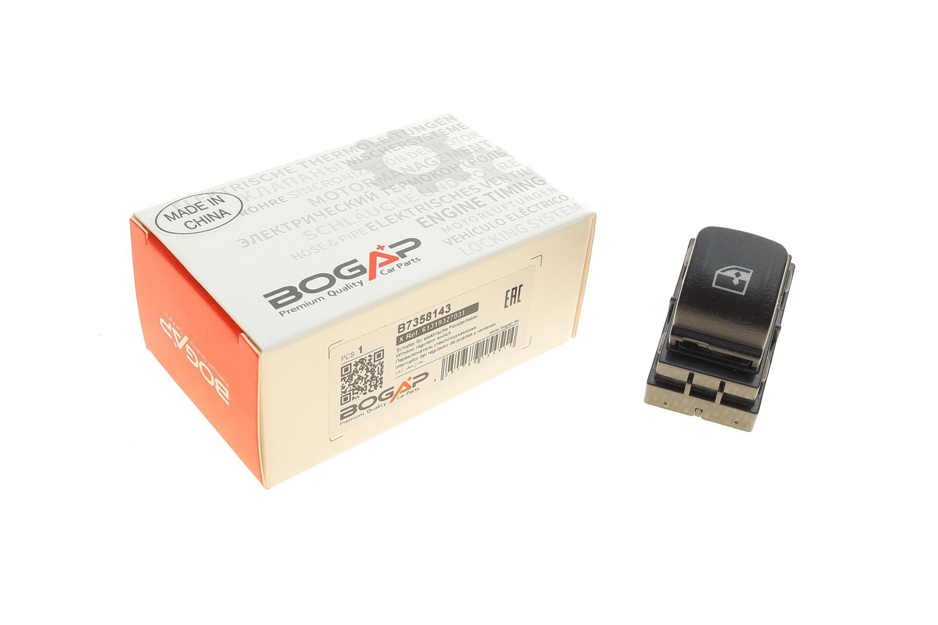 Кнопка склопідіймача BMW 3 (G20/G80/G28)/5 (G30/F90) 15- B46/B47/B48/B57/B58/N63