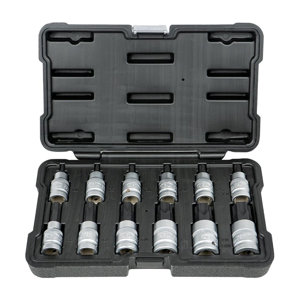 Набір головок 1/2" зі вставками Torx 12 од.