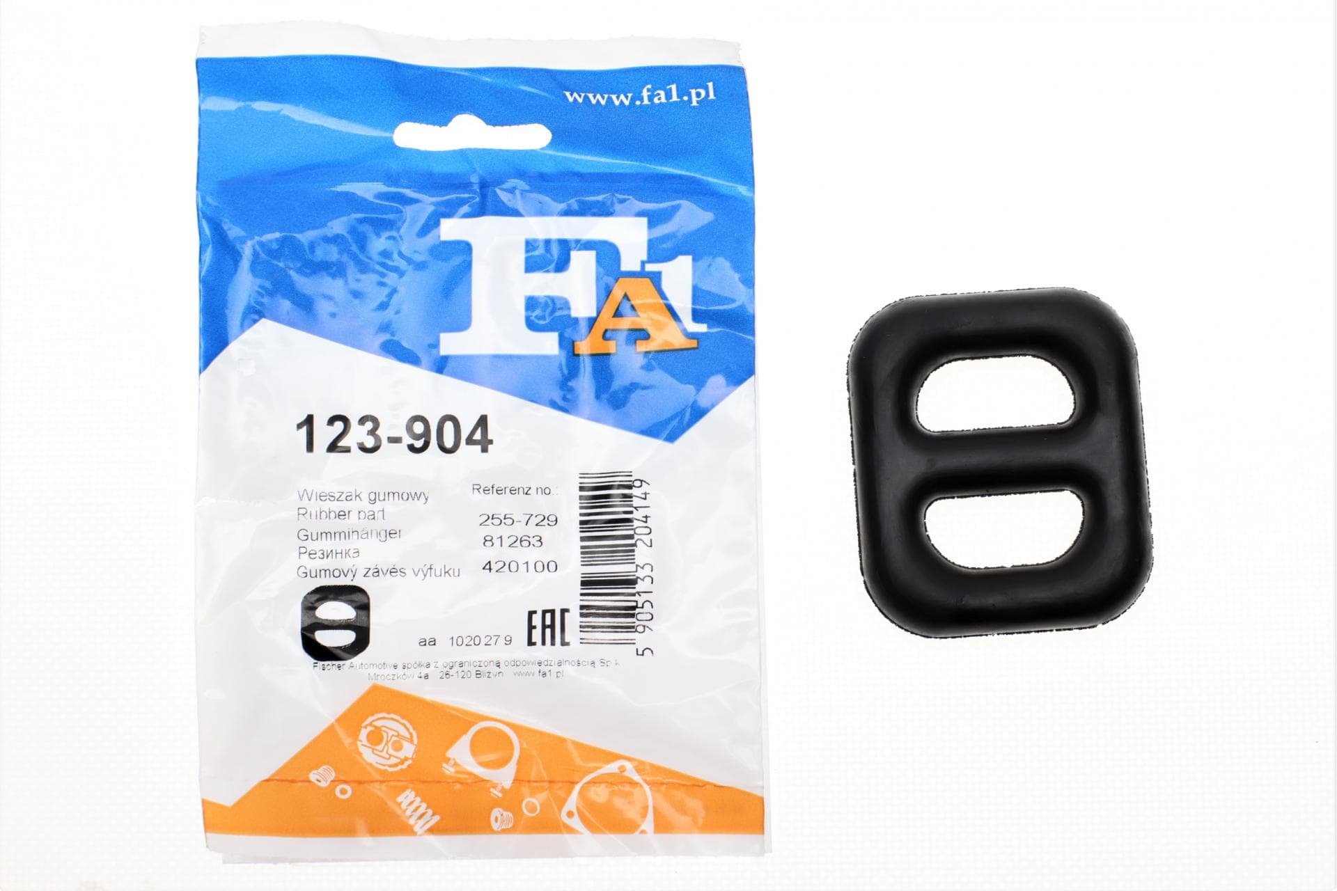 Гумка глушника Opel Combo 1.2/1.4i/2.7D 94-01 замінено на 123-704