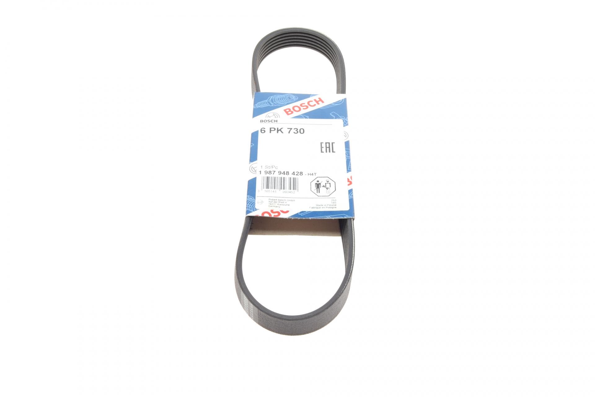 Ремінь генератора Citroen Berlingo/Fiat Ducato/Peugeot Boxer/Expert 1.9 D/TD 96-03 (6PK730)