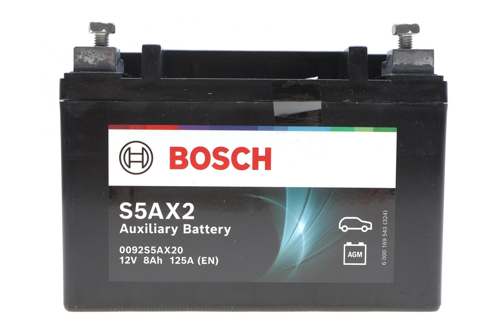 Акумуляторна батарея 8Ah/125A (150x87x105/+L/BO) S5AX2 AB (Start-Stop/AGM/допоміжна)