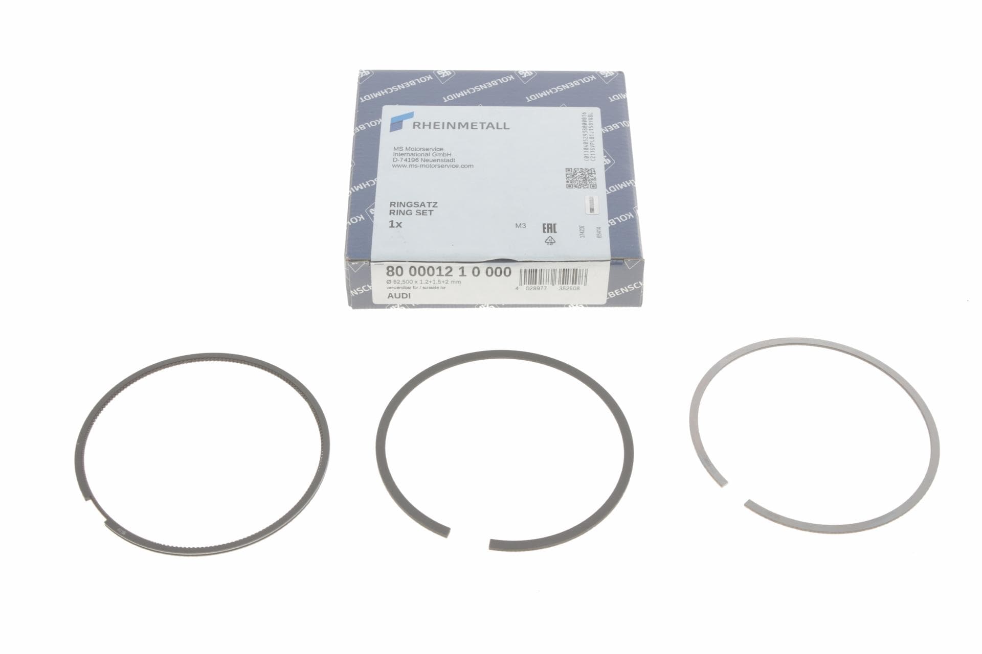 Кільця поршневі VW T5 2.0i 03-15 (82.50mm/STD) (1.2-1.5-2)