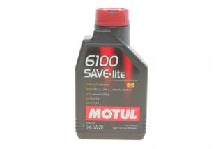 Олива 5W20 6100 Save-lite (1л) (FORD M2C 930A/FORD M2C 945A/GM dexos1/GM 6094M) заміна на 842111