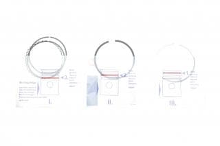 Кільця поршневі Citroen C2/C3/C4/Peugeot 206/207/307 1.4 03- (75.00mm/STD) (1.2-1.5-2.5)
