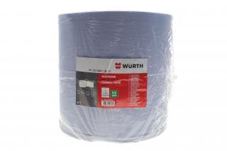 Папір для протирання  поверхонь Wurth 3 шари/1000 шт (36х38cм) (блакитний)