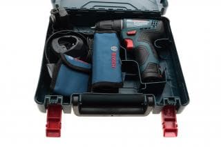 Шуруповерт акумулятрний GSR 120-LI 12V/2.0Ah (14/30 Nm) + к-кт біт + свердла