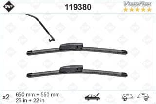 Щітки склоочисника (650/550мм) Renault Scenic II 03-