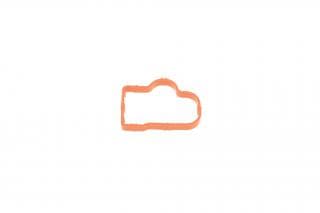 Прокладка колектора впускного Opel Astra H/Combo 1.2-1.4 04-