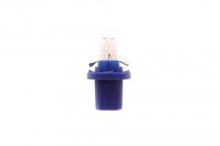 Автолампа 12V 1.2W BX8.5d Blue (в щиток приладів)