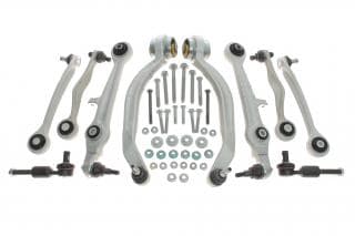 Комплект важелів підвіски (передньої) Audi A4 94-00/A6 97-05/VW Passat B5 00-05 (тонкий палец/повний)