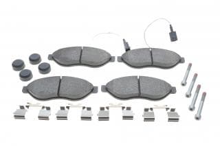 Колодки гальмівні (передні) Citroen Jumper/Fiat Ducato/Peugeot Boxer 06- (Brembo) (з датчиком)