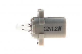 Автолампа PB7 12V 1.2W B8.7d (в щиток приладів/сіра) (PB7 1,2W 12V)