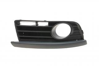 Вставка бампера (під протитуманку) VW Golf V/VI/Jetta III/IV 06- (R) (з хромом)