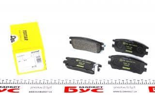 Колодки гальмівні (задні) Mitsubishi Pajero/L400 90- (Akebono)