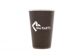 Стаканчик для кави паперовий 340 мл (50 шт.) BM Parts, чорний